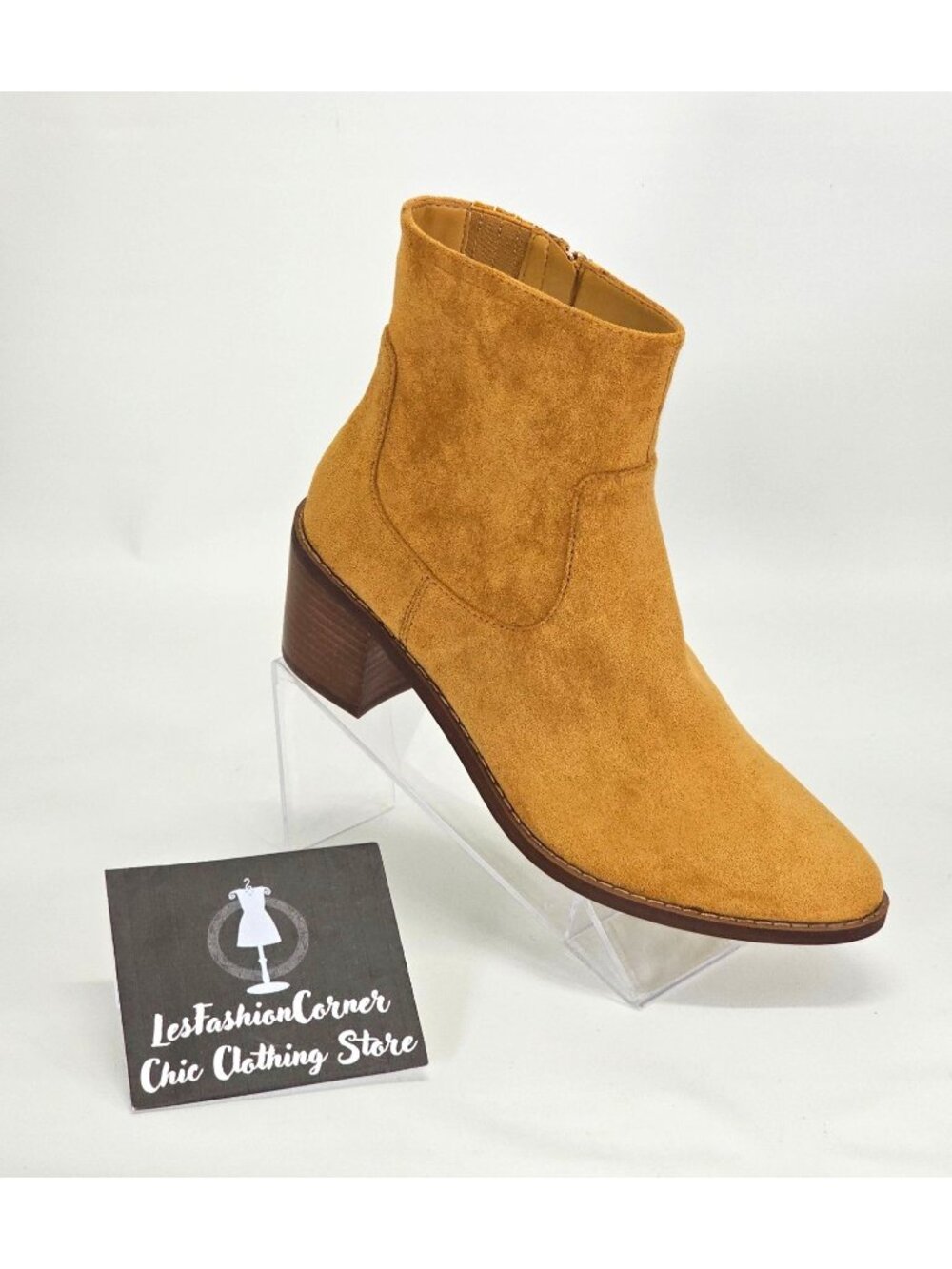 NWOB J Crew Women’s Golden Brandy Suede 2” Block Heel Booties Size 9 1837 - Picture 14 of 16